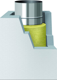 Hausschornsteinsystem „EasyLight“ von Poujoulat: schlank, leicht, feuchteunempfindlich