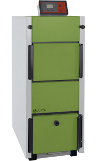 Luuma SH: Kompakte, BAFA-geförderte Scheitholzkessel ab 18 kW für 53-cm-Scheitholz