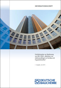 Fachinfo zur DIN 18540 - Abdichten von Außenwandfugen mit Fugendichtstoffen
