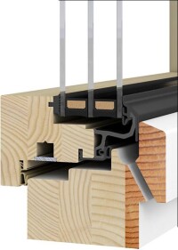 Slimline: Holzfenster aus modifiziertem Holz (Accoya) mit extrem schlanker Rahmenoptik