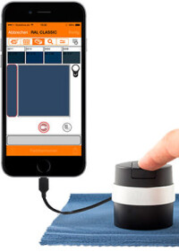 Neues Farbmessgerät von RAL Farben mit Smartphoneanschluss