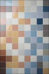 Farbe und Muster für große Flächen mit  „Colors on Demand“ für Keramikfliesen