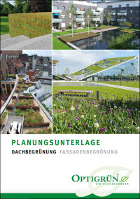Neue Planungsunterlage 2015/16 zur Dach- und Fassadenbegrünung von Optigrün