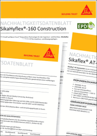 Nachhaltigkeitsdatenblätter für Sika-Produkte downloadbar