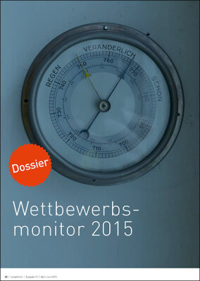 Competition Wettbewerbsmonitor: Mehr Ausschreibungen, weniger Wettbewerbe 2014