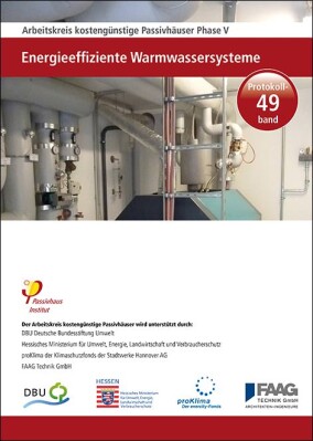 Protokollband zur Warmwasserversorgung vom Arbeitskreis kostengünstige Passivhäuser