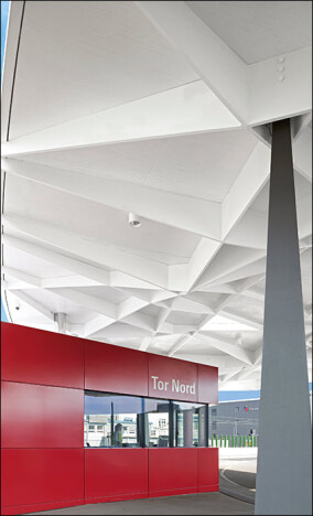 Stahl-Innovationspreis 2015 für Ovaldach am Tor Nord der Messe Frankfurt