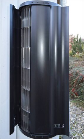 Windstromgewinnung an Gebäudekanten und auf Hallendächern mit WAR von LWS