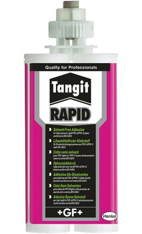 Erster lösemittelfreier PVC-Rohrklebstoff für Druckrohrleitungssysteme aus PVC-U/C