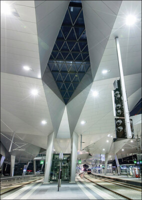 Unger erhält Europäischen Stahlbaupreis für Rautendach am neuen Wiener Hauptbahnhof