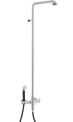 Dänisches Design-Duschsystem A-Pex kann Kopf- und Handbrause gleichzeitig