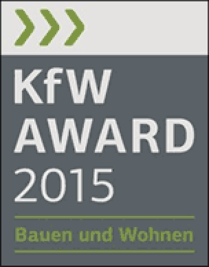 KfW-Award Bauen und Wohnen: „Intelligent Bauen: modern, effizient, wohnlich.“