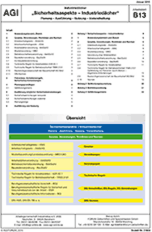 AGI-Arbeitsblatt B 13 „Sicherheitsaspekte - Industriedächer“ 