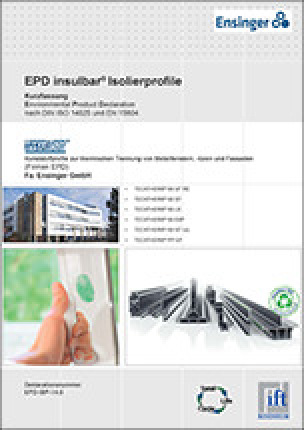 Environmental Product Declaration (EPD) des ift Rosenheim