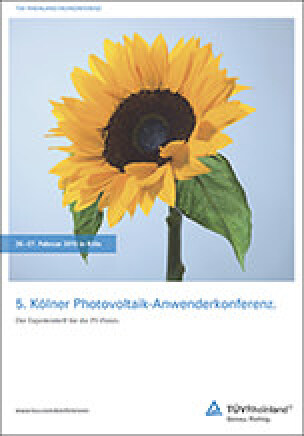 5. Kölner Photovoltaik-Anwenderkonferenz