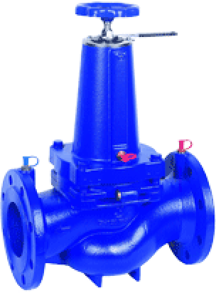 Der Differenzdruck-Regler Kombi-Auto in Flanschnennweiten bis DN100