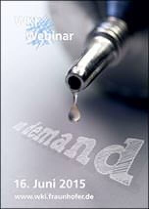 WKI-Webinar „Neue Ansätze für Klebstoffe on demand“ am 16.6.2015