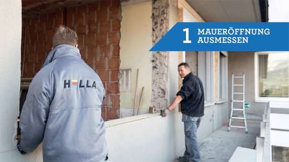 1/18 - Einbau eines Fensters mit TRAV®frame in 18 Schritten