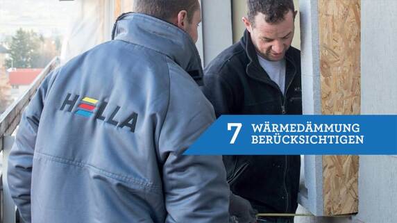 7/18 - Einbau eines Fensters mit TRAV®frame in 18 Schritten