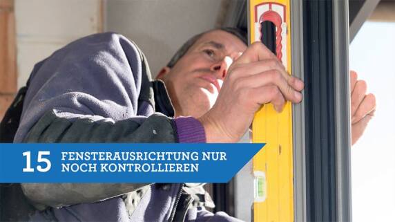 15/18 - Einbau eines Fensters mit TRAV®frame in 18 Schritten