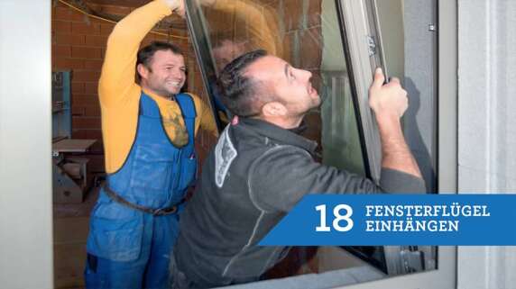 18/18 - Einbau eines Fensters mit TRAV®frame in 18 Schritten