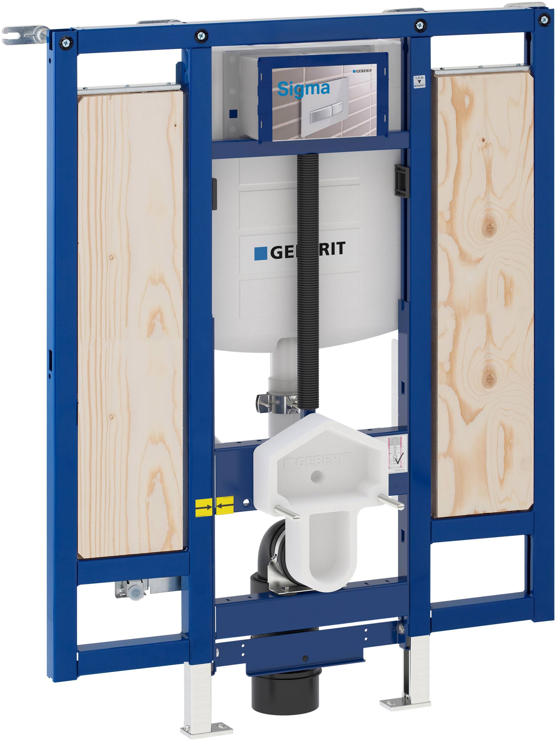 Neues Duofix Wand-WC-Element vorgerüstet für behindertengerechte
