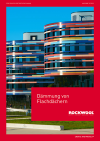 Neue Rockwool-Broschüre zur Dämmung von Flachdächern