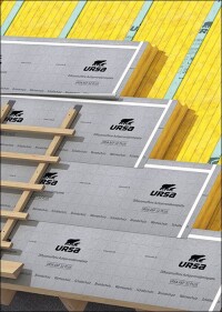 Neue Aufsparrendämmplatte von URSA mit beachtlichen 0,032 W/mK