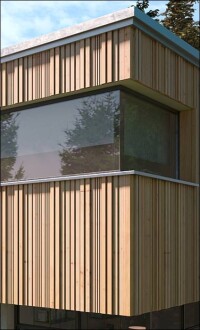 R3D: Holzfassaden mit Vollholzprofilen in 3D-Optik für prägnante Unikate
