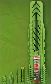 Erstes biobasiertes Befestigungssortiment von Fischer