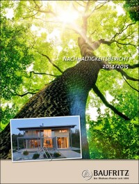 Aktueller Nachhaltigkeitsbericht von Baufritz liegt vor