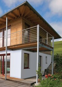 K₂60-Außenwände für Holzbau-Mehrgeschosser mit Tektalan und Heraklith