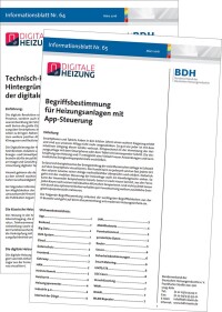 BDH veröffentlicht Infoblätter zur „digitalen Heizung“