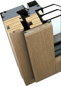 Holz/Alu-Fenster der anderen Art - mit Schichtholz-Kern
