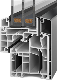 Verklotzen oder Verkleben oder verdeckt liegender Fensterflügel