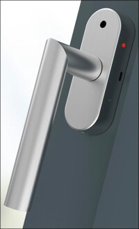 Alarm Fenstergriff mit Feuchtemessung zum Nachrüsten