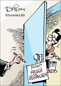 Wohnungstür darf außen(!) nicht andersfarbig gestrichen werden