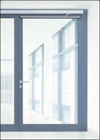 Nur 7 cm hoch: Neuer Antrieb von Dorma für teilautomatisierte Türen