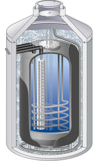 Malls unterirdischer Pufferspeicher kann jetzt auch Kälte