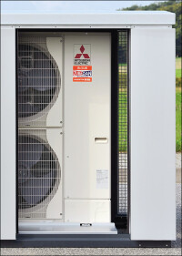 Quiet & Safe: Mitsubishi Electric lanciert Einhausungs-System für Ecodan-Wärmepumpen