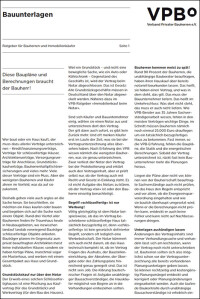 Pläne und Berechnungen vertraglich zusichern lassen