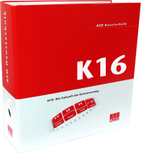 ACOs Planerkatalog K16 kann angefordert werden