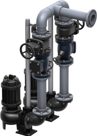 Hebeanlage/Pumpstation für bauseitige Schächte neu von ACO Haustechnik 