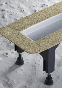 Viegas Advantix-Duschrinnen aus Edelstahl als Baukasten