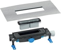 DallFlex: Ein Ablaufkörper für fünf Dallmer-Duschrinnen-Familien