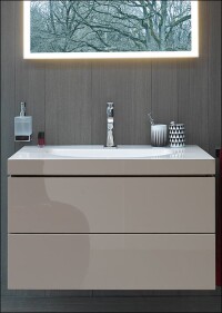 Duravit erweitert Komplettbadserie Darling New u.a. um Möbelwaschtische mit c-bonded-Kanten