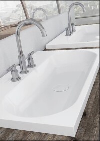 Neue Stahl/Email-Waschtisch-Varianten bei Kaldewei