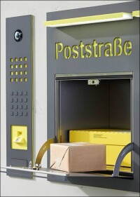 Siedle-Lieferbox mit App für Paketempfang trotz Abwesenheit