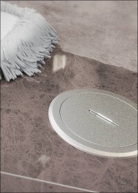 VDE-zertifiziert mit IP66: Bodensteckdosen für nass gepflegte Fußböden