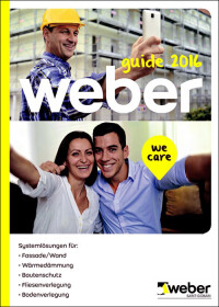 Saint-Gobain Weber hat die technischen Guides für 2016/2017 veröffentlicht